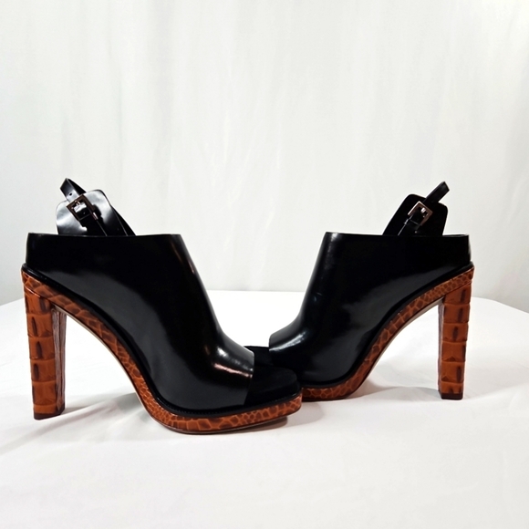 Alexander Wang Black Ankle Boots Size 37 - Picture 3 of 9